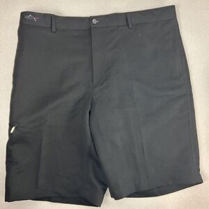 Greg Norman Shorts Mens 38 Black Golf Performance Classic Lightweight Zip Pocket